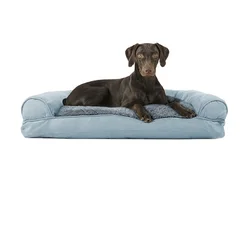 High Quality Anti Anxiety Memory Foam Dog Bed Memory Foam Big Large Square Dog Bed NO 4