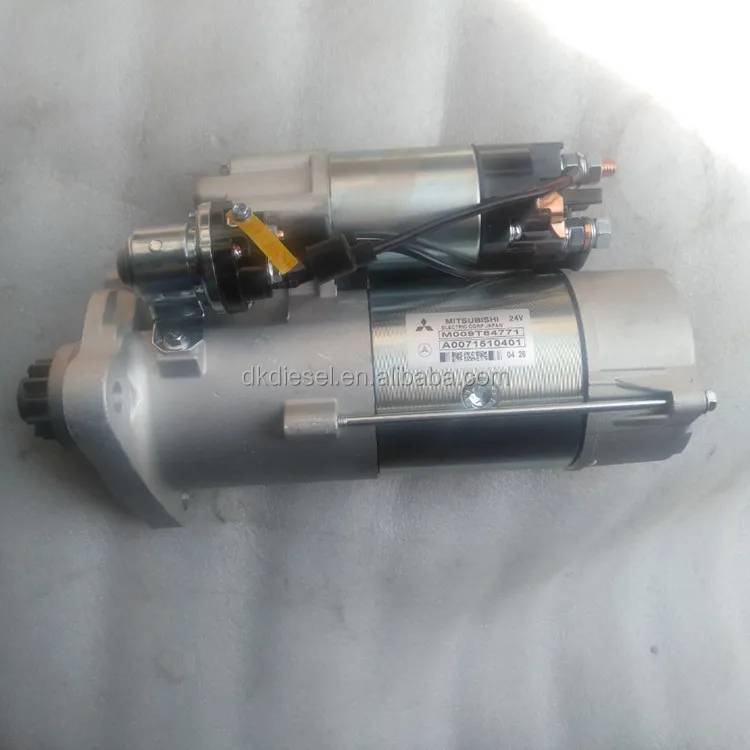 Construction Machinery Engine Parts Starter Motor M009t84771 For 24v