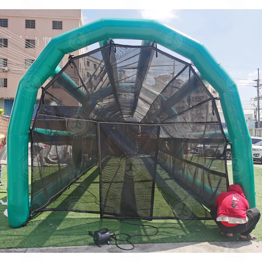 2024 Inflatable Pvc Inflatable Batting Cage Interactive Games Air Tight