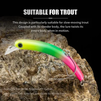 Cheery Sinking Minnow Bait 64mm 4g Plastic Fishing Lure Wobbler Freshwater Isca Artificial Hard Bait for Bass & Pike – Minnow – view 4