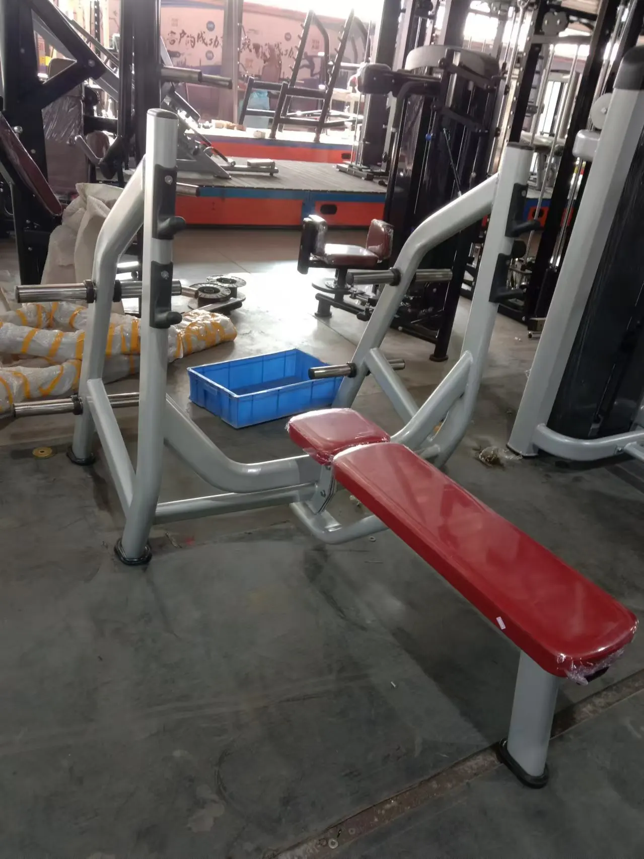 XinRui Commercial Fitness Flat Bench Multi-Function Home Gym Equipment ...