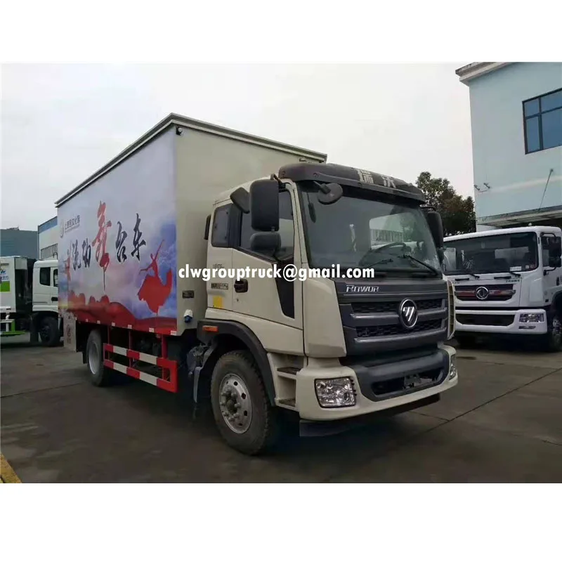 Advertising Outside Broadcast Vehicle 4x2 Mobile Stage Truck for Sale