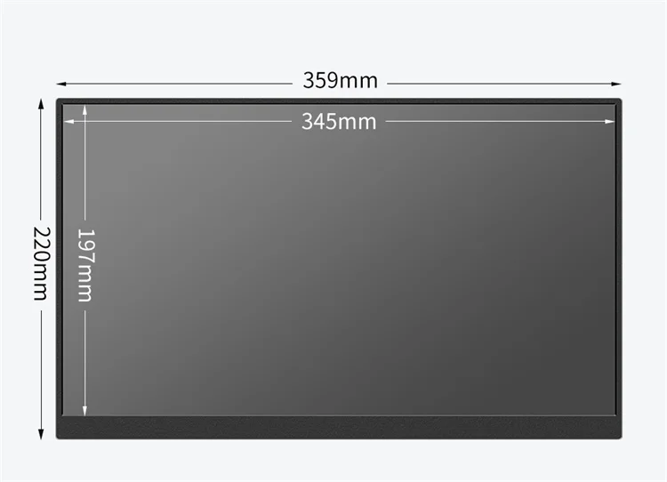 15.6インチ ポータブルIPSディスプレイ 1080Pスクリーン フルHD TYPE-C