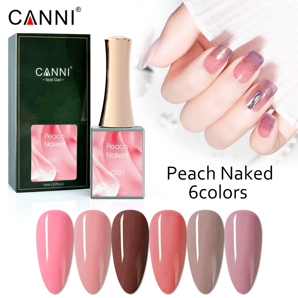 Wholesale 51201 CANNI manicure Peach Naked Series 16ml Gel Polish  Professional OEM UV Soak Off Nail Gel From m.alibaba.com