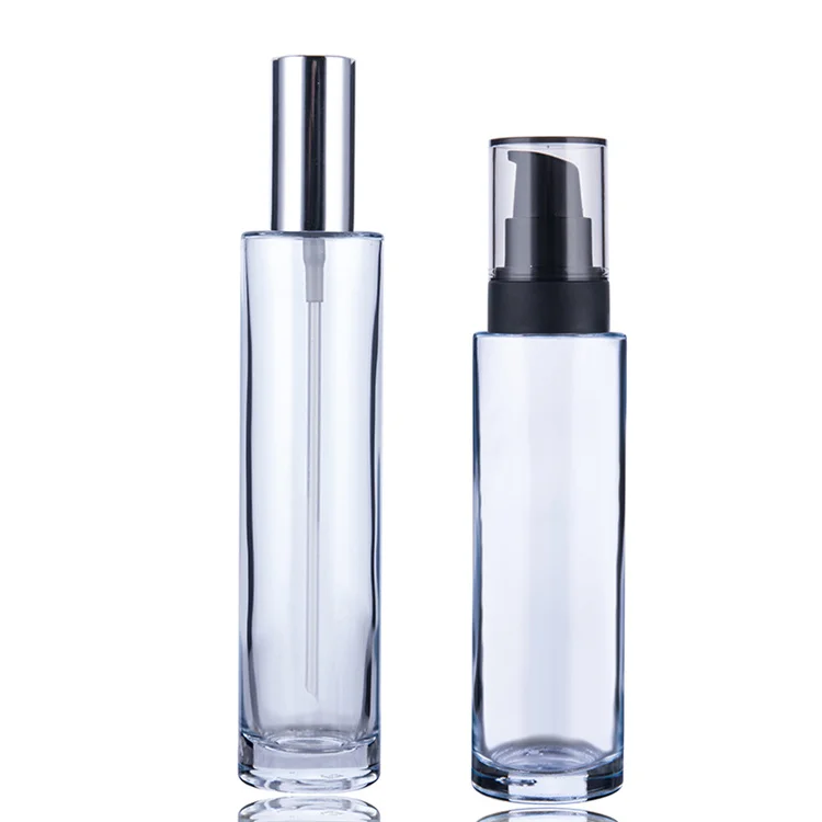 30ml 50ml 100ml Perfume Bottle Skin Care Glassware Glass Bottle Cosmetic  Packaging with Pump Spray - China Perfume Bottle and Glass price