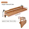Natural wood color [1.2 meters long] (foldable)