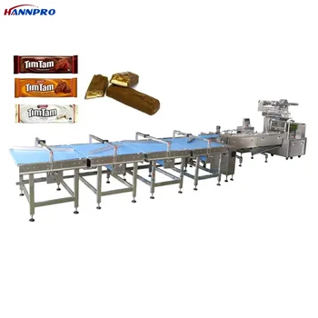 HANNPRO Automatic Chocolate Candy Bar Pillow Type Plastic Bag Packing Line