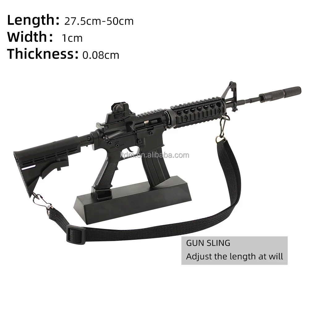 Mini Goat Toy Guns Metal Assembles AR15 1:3 Weapon Christmas