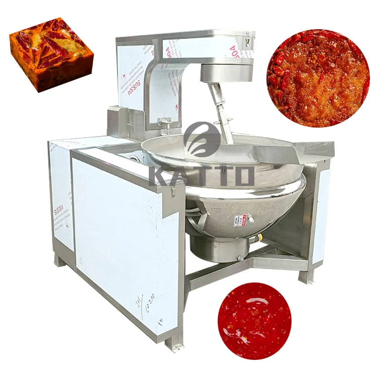 Fully Automatic Peanut Frying Pan and Sugar Boiling Pan