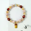 Pulsera de incienso de porcelana de ceniza, lámina de oro y plata, esmalte de color-ex