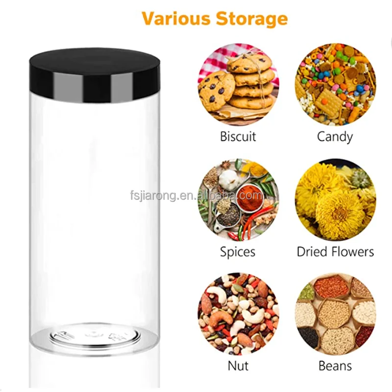 Wholesale Empty Clear 50g 50ml 100ml 120ml 150 Ml 200ml 350ml 4 Oz 8oz