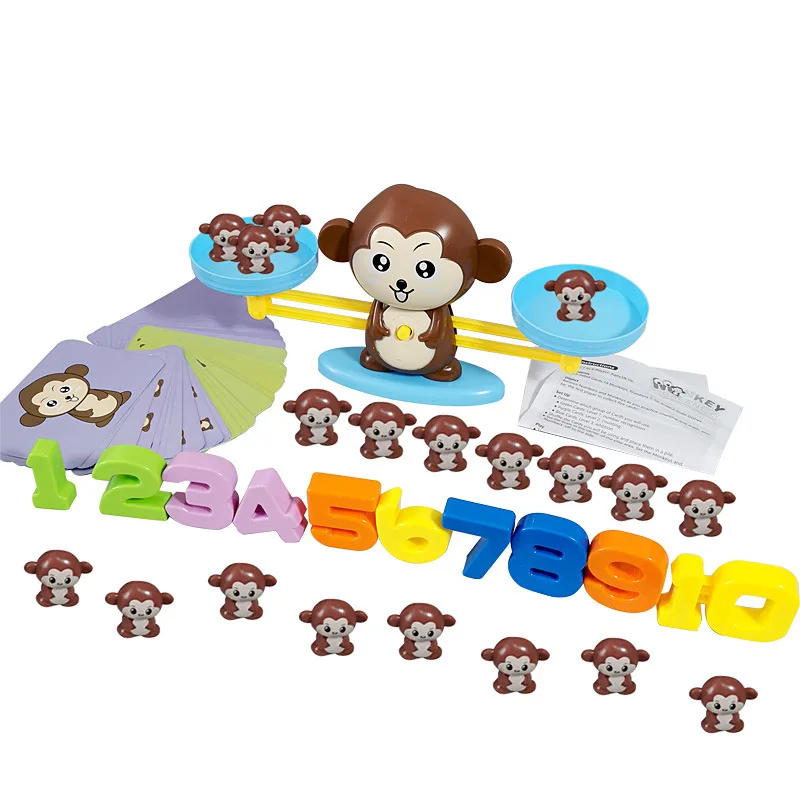 Hot Sale Funny Educational Children's Gift Kids Toy Learning Monkey  Balance Cool Math Game