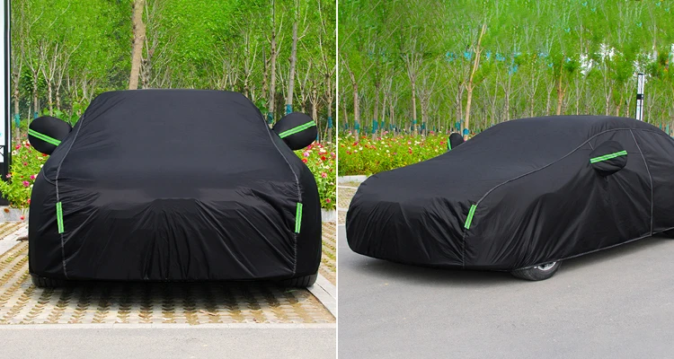 The Perus 30 waterproof car cover supports a custom logo