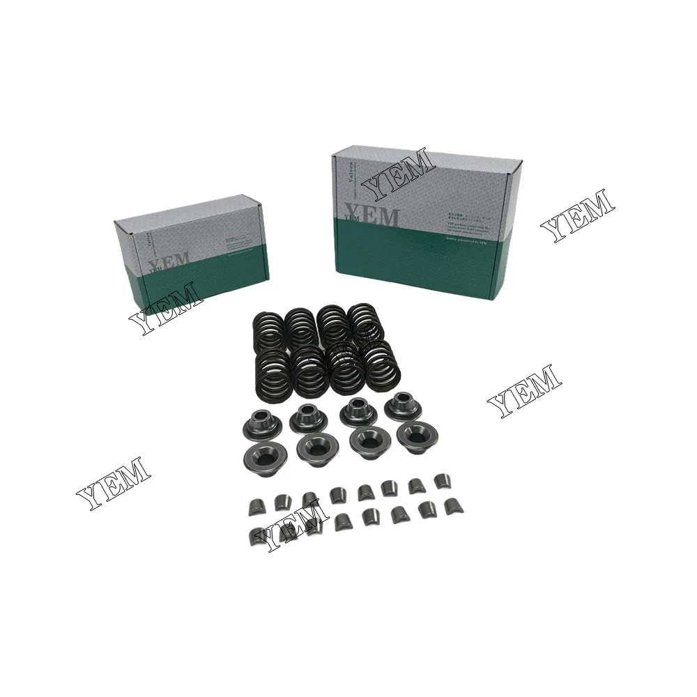 C6.4 C6.6 C7 C7.1 Valve Spring and Spring Seat Valve Cotter for Caterpillar Machinery Engin Aftermarket Engine Parts