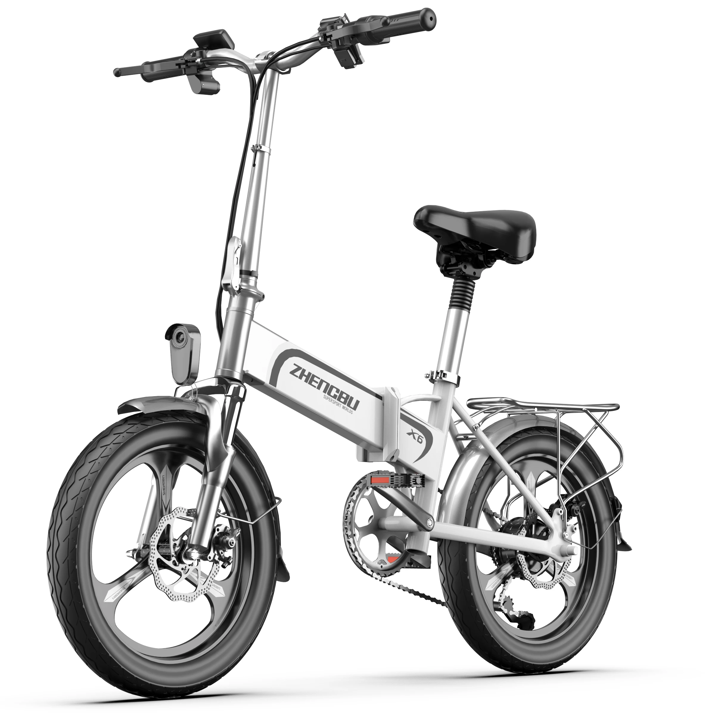 ZHENGBU X620インチ電動自転車250W36V7.5AH小型シマノ7スピード