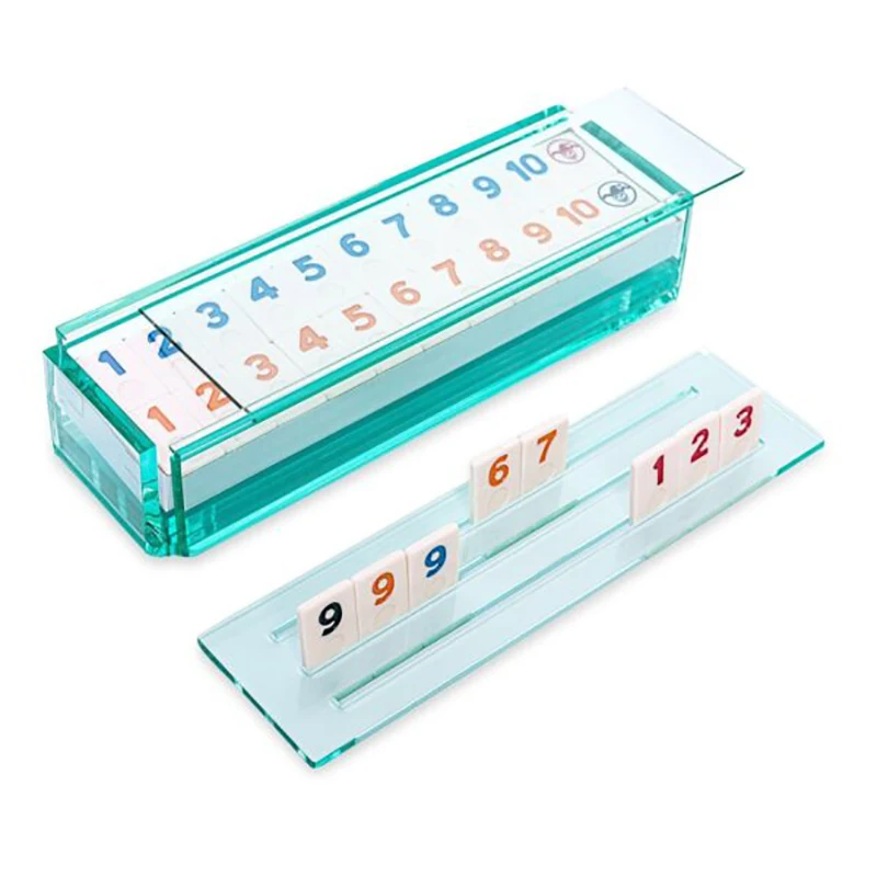 Lucite  Backgammon Mahjong Tic Tac Toe Game Custom Acrylic Rummiku