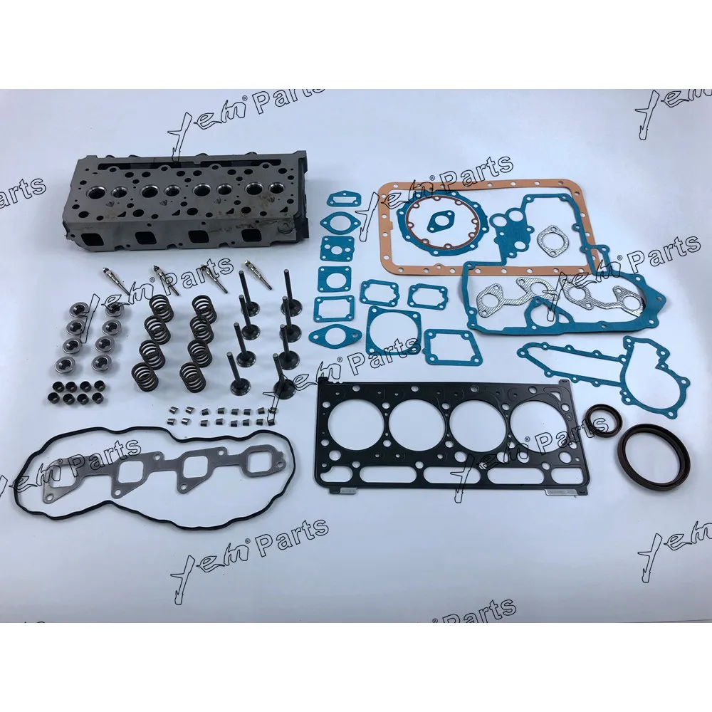 Quality Parts V2203 Cylinder Head Assy With Gasket Kit Fit for Kubota V2203 Engine Parts