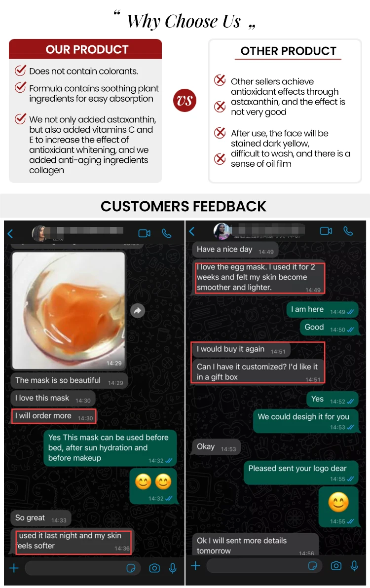 Korean Egg Face Mask Quickly Repair Skin Care Products Anti Aging