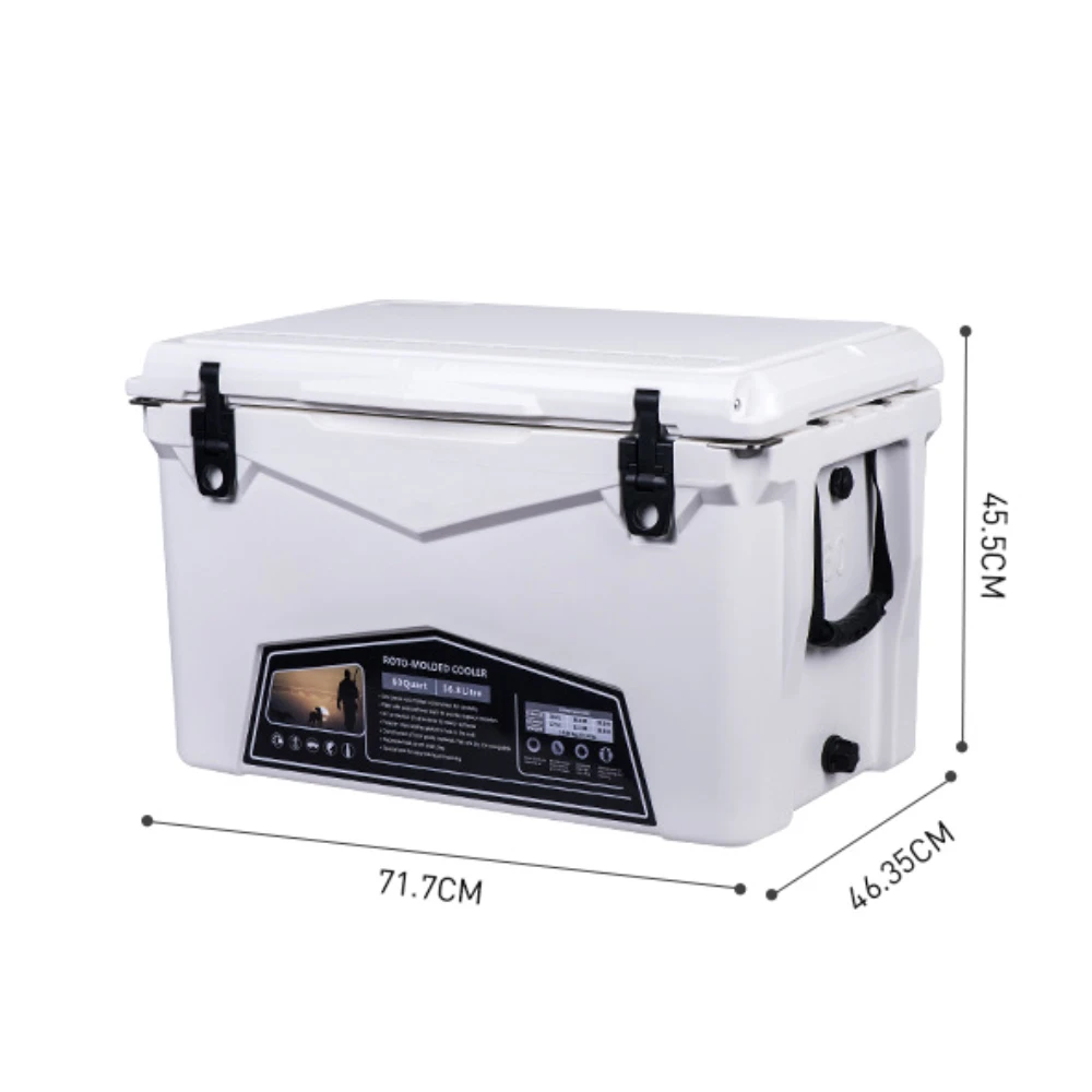 New 60qt Aussie Outdoor Ice Chest Big Size Cooler Box Set Camping And