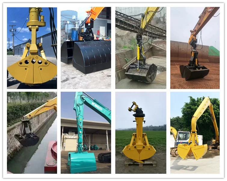Clam Shell Bucket - Durable Hydraulic Excavator Attachment