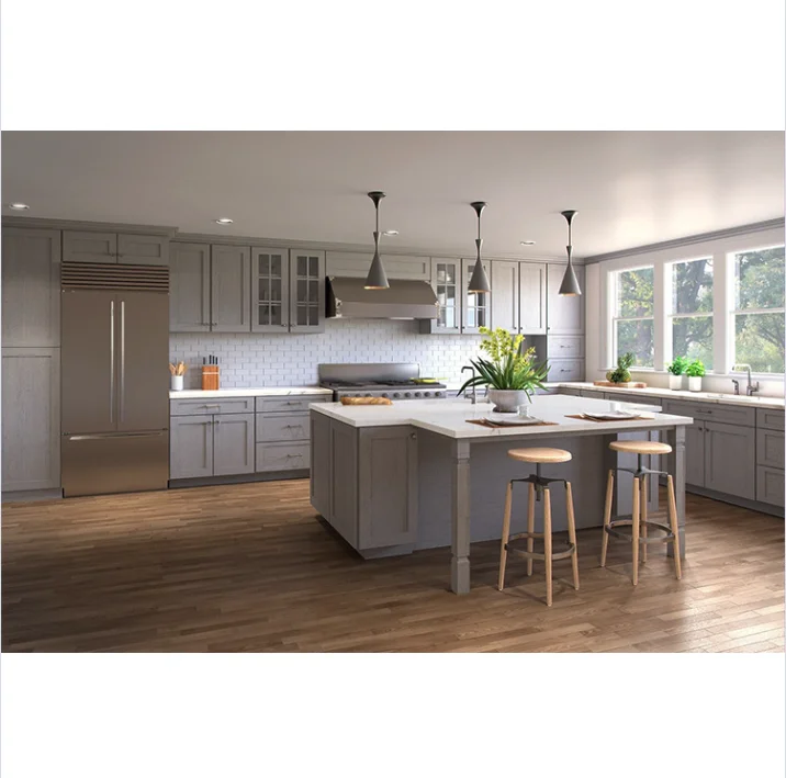 free samples design size custom white modular kitchen cabinets