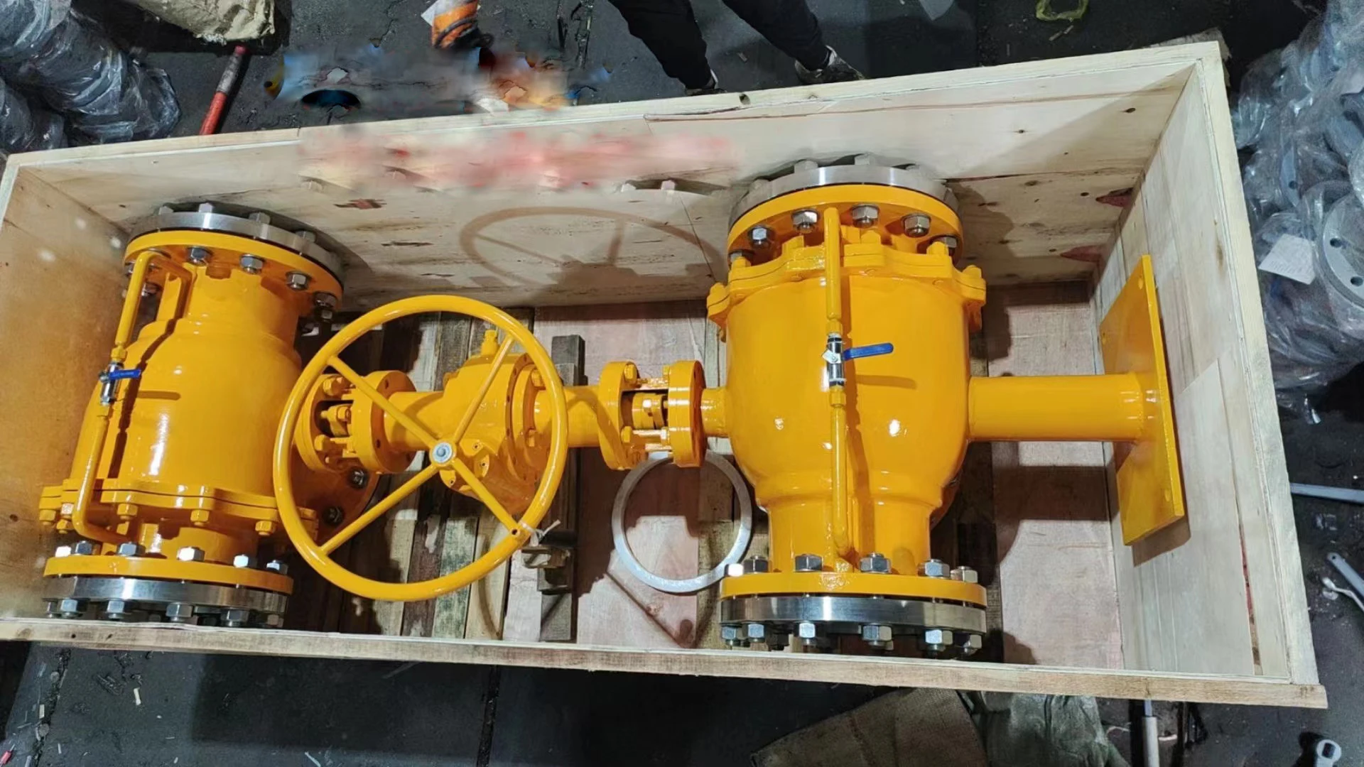 Mini Transfer Valve Double 3-way And 6-way Transfer Ball Valves With Common Lever Actuator ...