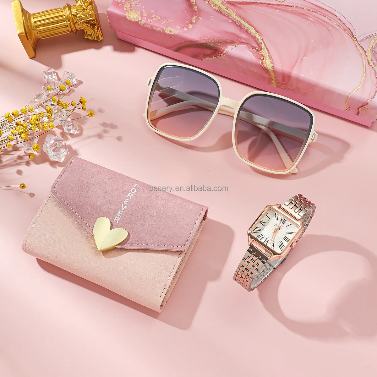 Women's Watch Gift Set For Birthday Gifts For Girl Sunglass Set