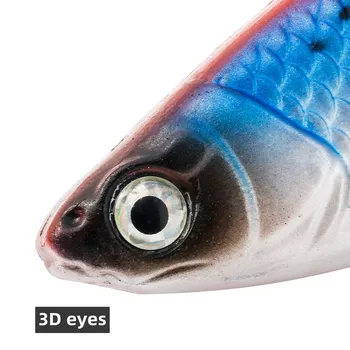 Cheery 3D Eyes 150mm 36g Swimming Big Fishing Lure Shad Soft Plastic Swim Baits Saltwater Shad Lures – Soft Lure – view 4