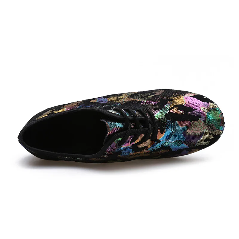 Lace up Latin Salsa Practice Dance Shoes