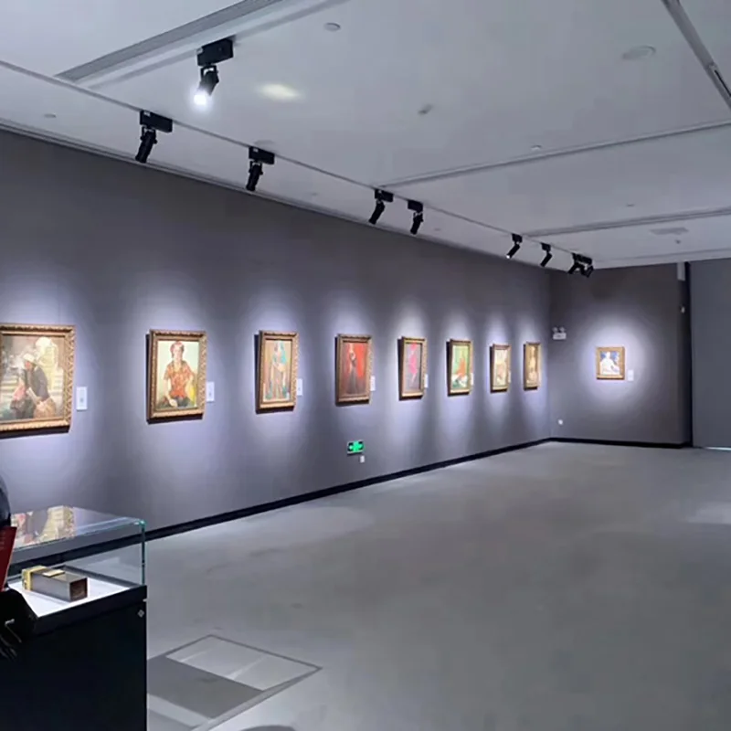 High quality 15W 18W zoomable shapeable  CRI 97 Anti glare Led Track Light For Art Gallery Painting Exhibition museum lighting