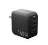 1U3C 140W Fast Charger US BLACK