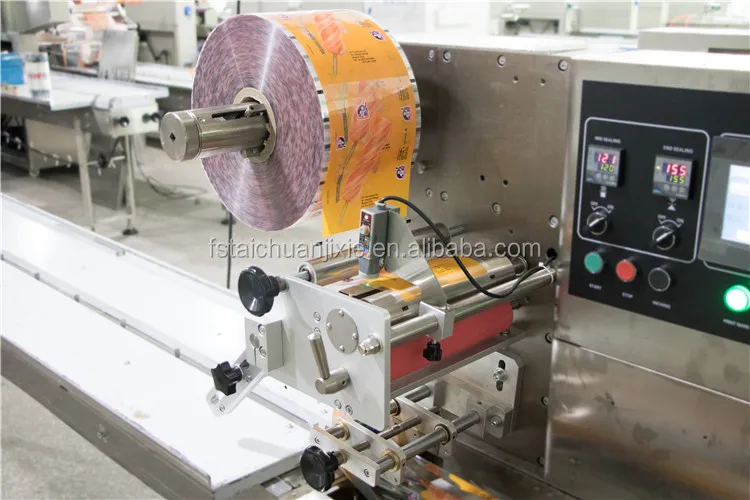 Tissue Paper Soap Packing Machine Chocolate bar Bread Packaging Machine Automatic Flow Pack Horizontal Wrapping Machine