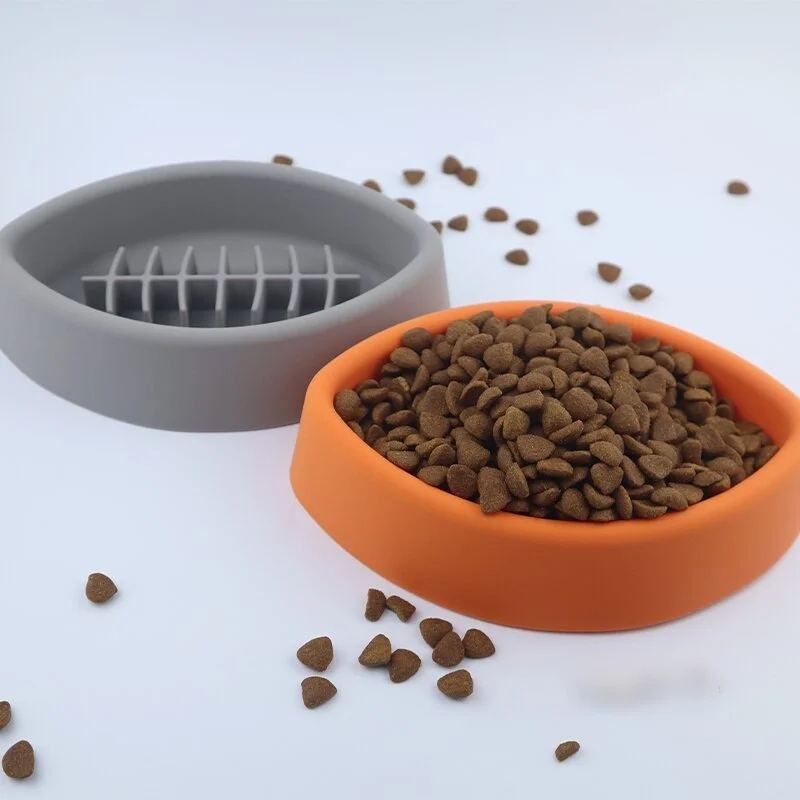 New Eco-Friendly Solid Silicone Rounded Dog Lick Mat Pet Feeding Anti-Choke Slow Feeder Non-Slip Suction Multi-Use Bowl details