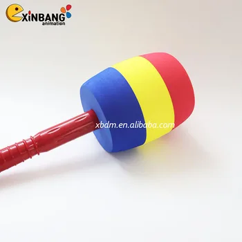 High quality tricolor hammer for children's game machines, playing ground mouse and frog touch games