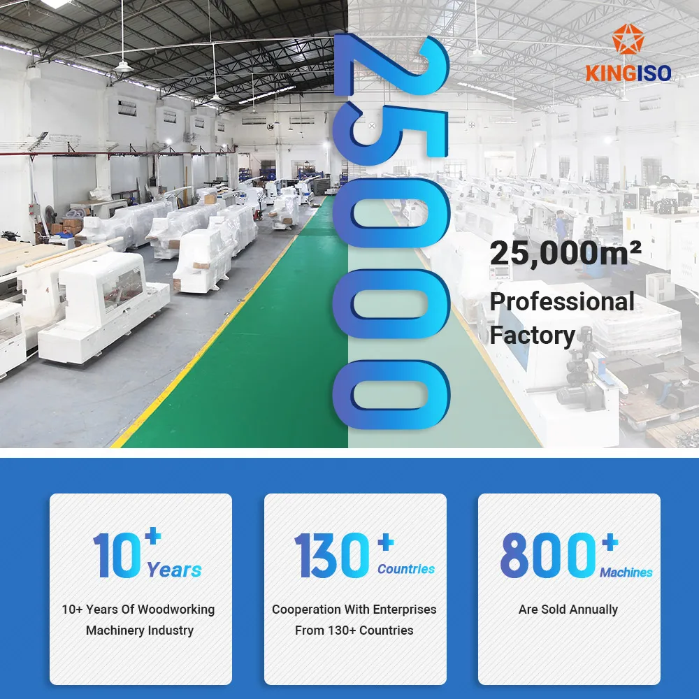 KINGISO Mdf Wood Automatic Furniture Edge Sanding Machine Straight Line Profile Brush Sander Edge Polishing Machine
