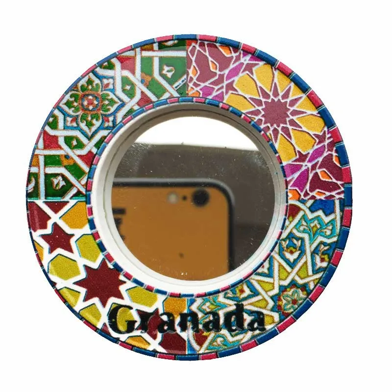Magnete Frigorifero 3D Granada Alhambra – Souvenir Spagna, Cortile Del Leone, Resina Fatta A Mano