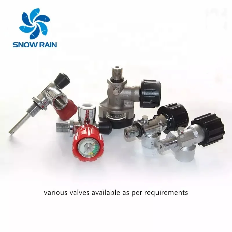 Original Factory Ce 2L 3L 4.7L 6.8L 4500Psi Scuba Carbon Fiber Cylinder Pcp Tank Carbon Fiber 300 Bar Pcp Air Tank 9L With Valve