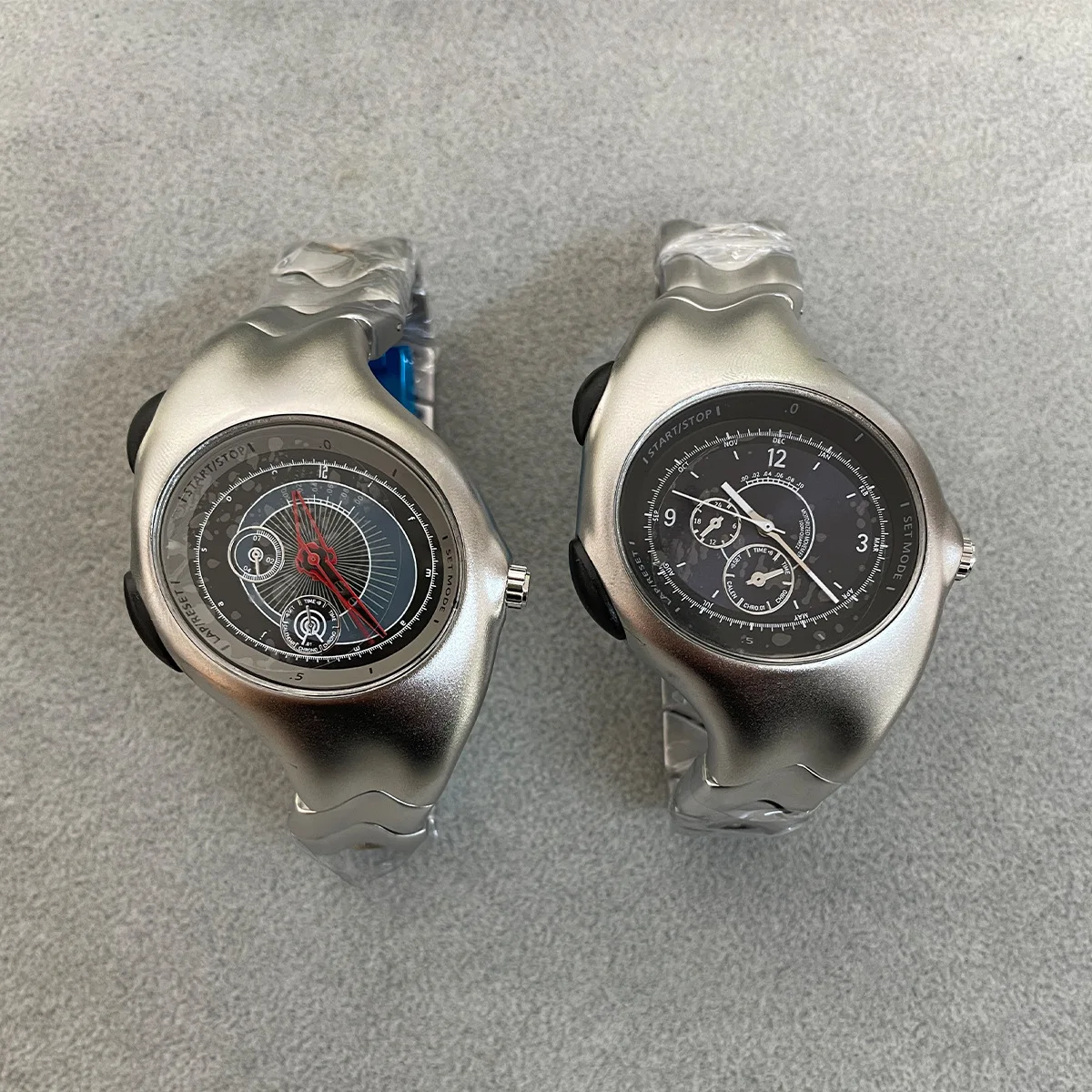 Original Y2K Retro Quartz Watch - 40mm Luminous Dial, Alloy Band 