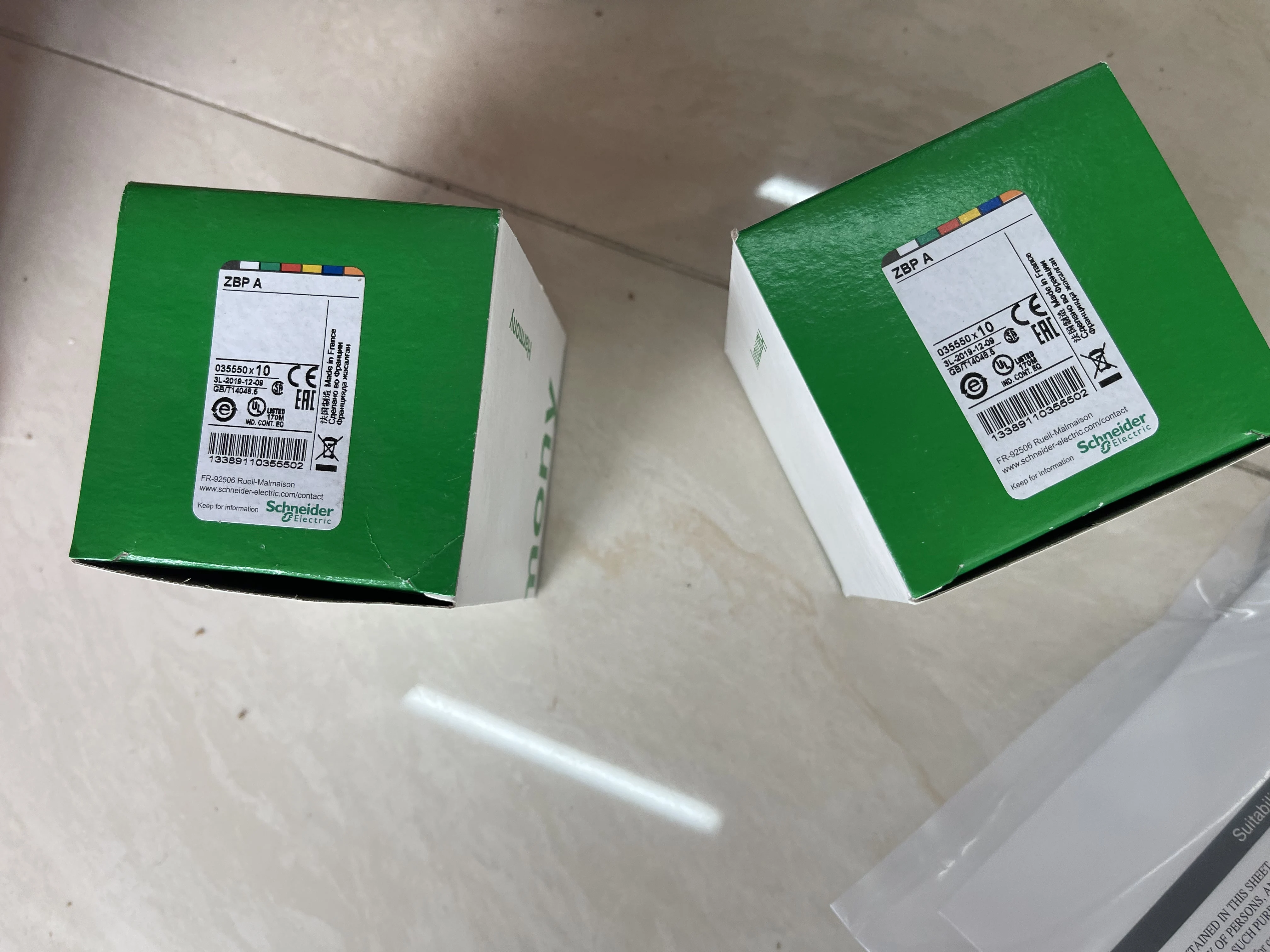 Schneider Auxiliary Contact Block ZBP A 035550 Schneider Auxiliary Contact Block ZBP A 035550