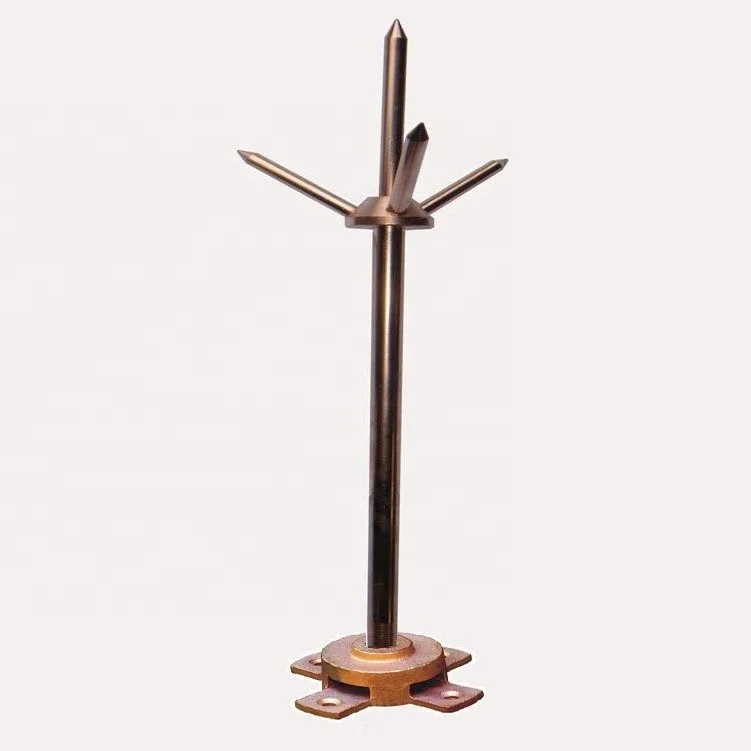 REFINE 20 Years Factory Directly Selling Lightning Rod Customizable Design Lightning Protection Air Terminal Thunder Arrester