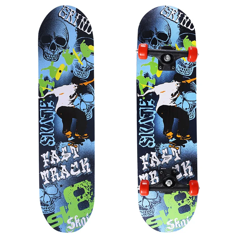 Most Popular  Maple Skateboards for Adults Professional 4 Wheels Skateboard Longboard Skateboard