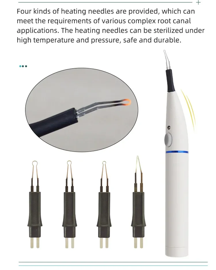 Dental Equipment Portable Obturation Endo Gutta Percha Cutter With 4 Tips Endodontic Electric