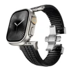 Hebilla negra y plateada (solo correa de reloj)