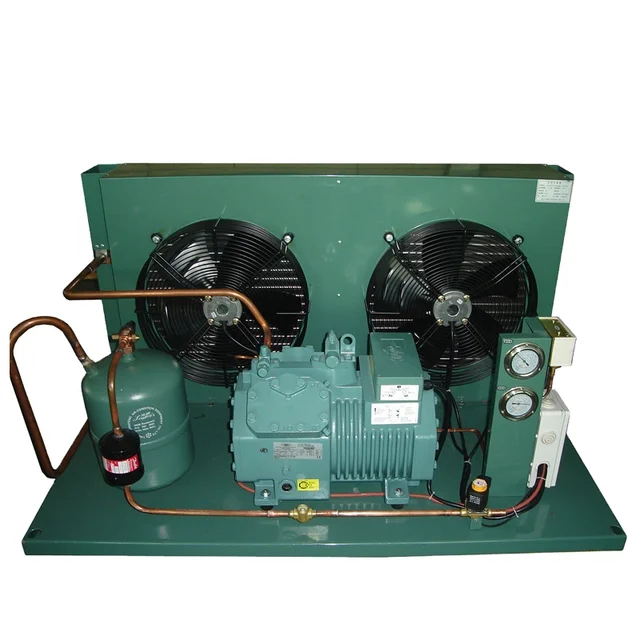 Semi-Hermetic Condensing Units Air-Cooled Freezer Compressor Low Temperature Refrigeration Condensing Unit for Cold Storage