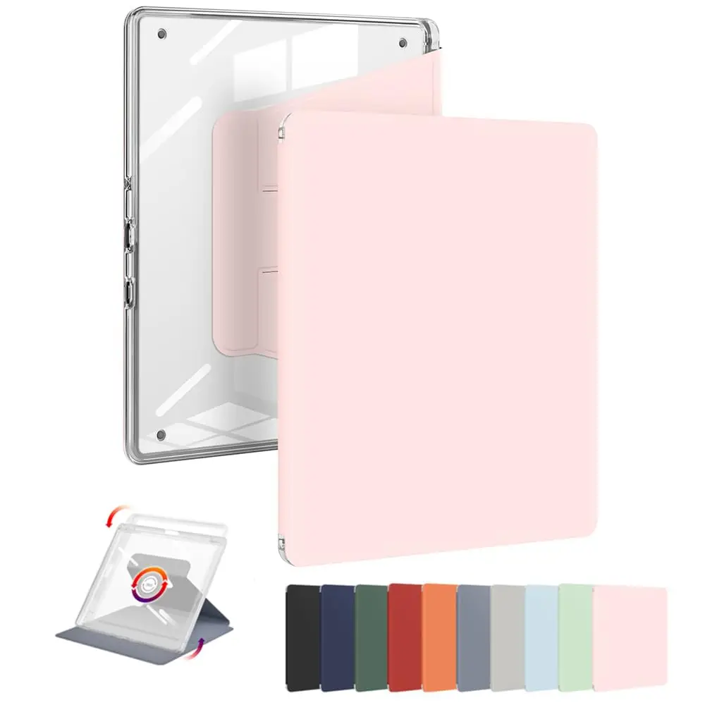 Case For Kindle Scribe 10.2 Inch 2022 With Pencil Holder (360 Degree Rotation & Auto Wake/Sleep) Flexible Viewing Angles Laudtec
