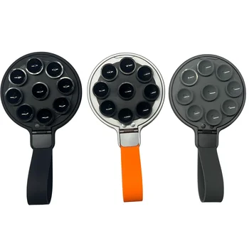 High Quality Custom Suction Cup Cute Mobile Phone Finger Grips Strap Socket Holder for with 2 Metal Ring Stickers