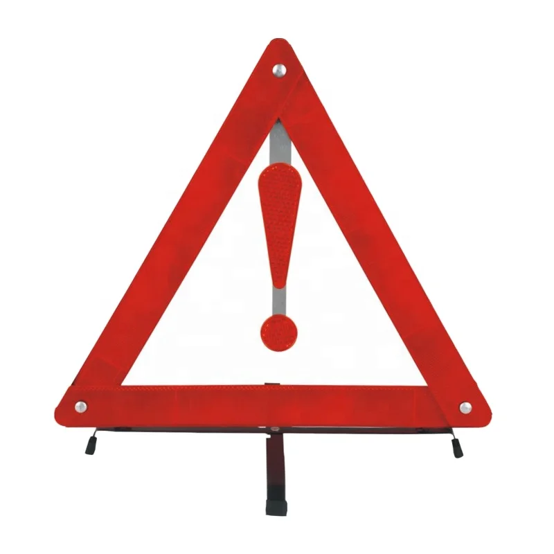 高可见度的小路红色故障应急交通安全三角警示牌 - buy high
