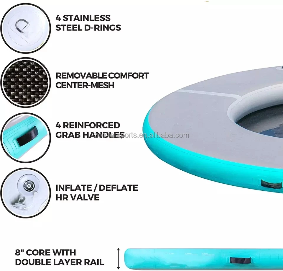 Inflatable Dock Hangout 270 Classic,Lake Float For Adults,Raft For Pool