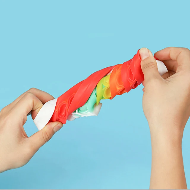 Новинка от KCT Amazon, игрушки-антистресс с пузырьками для детей, забавная морковка, особые Радужные облака, игрушки для снятия стресса