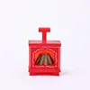 Lámpara de chimenea pequeña roja